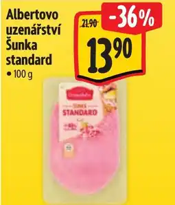 Albert Albertovo uzenářství Šunka standard nabídka