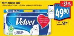 Albert Velvet Toaletní papír nabídka