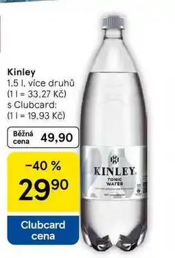 Tesco Kinley, 1,5 l, více druhů nabídka