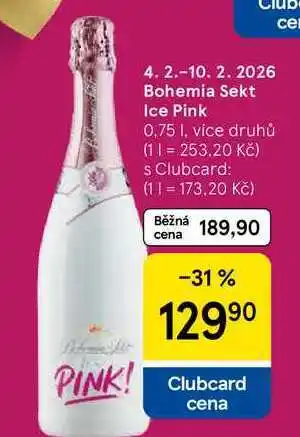 Bohemia Sekt Ice Pink, 0,75 1, více druhů
