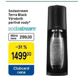Tesco Sodastream Terra Black Výrobník perlivé vody nabídka