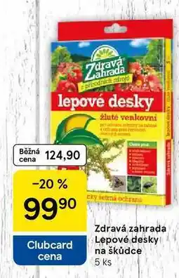 Tesco Zdravá zahrada Lepové desky na škůdce, 5 ks nabídka