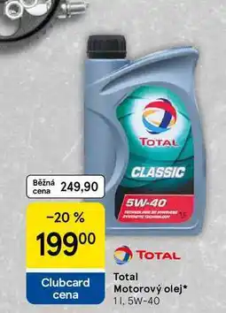 Tesco Total Motorový olej, 1 l, 5W-40 nabídka