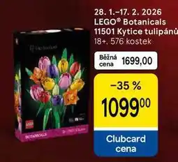 Tesco LEGO Botanicals 11501 Kytice tulipánů 18+, 576 kostek nabídka