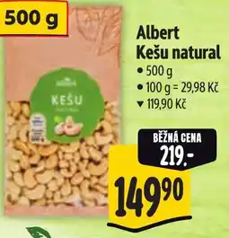 Albert Albert Kešu natural nabídka