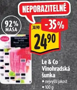 Albert Le & Co Vinohradská šunka nabídka