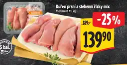 Albert Kuřecí prsní a stehenní řízky mix nabídka