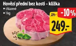 Albert Hovězí přední bez kosti - kližka nabídka