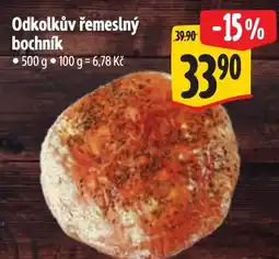Albert Odkolkův řemeslný bochník nabídka