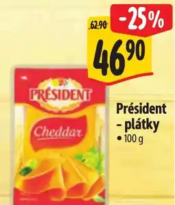 Albert Président - plátky nabídka