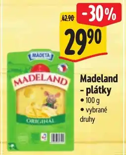 Albert Madeta Madeland - plátky nabídka
