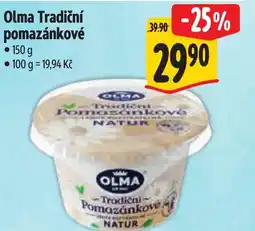 Albert Olma Tradiční pomazánkové nabídka