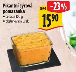 Albert Pikantní sýrová pomazánka nabídka