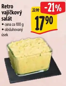 Albert Retro vajíčkový salát nabídka
