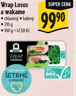 Albert Wrap Losos a wakame nabídka