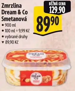 Albert Zmrzlina Dream & Co Smetanová nabídka