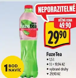 Albert Fuze Tea nabídka
