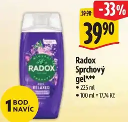 Albert Radox Sprchový gel nabídka