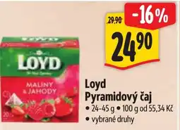 Albert Loyd Pyramidový čaj nabídka