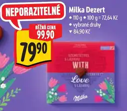 Albert Milka Dezert nabídka