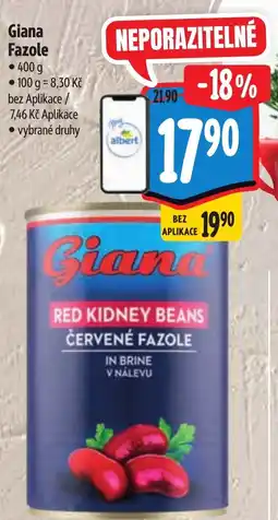 Albert Giana Fazole nabídka