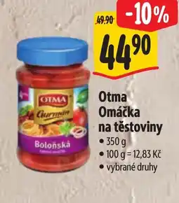Albert Otma Omáčka na těstoviny nabídka