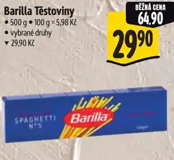 Albert Barilla Těstoviny nabídka