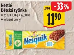 Albert Nestlé Dětská tyčinka nabídka