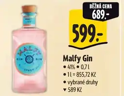 Albert Malfy Gin nabídka