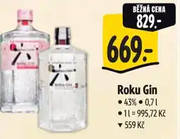 Albert Roku Gin nabídka