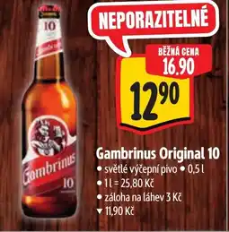 Albert Gambrinus Original 10 nabídka