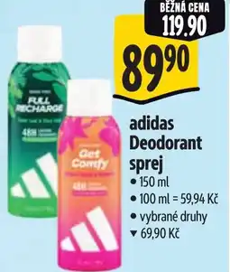 Albert Adidas Deodorant sprej nabídka