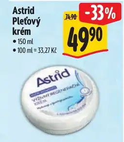 Albert Astrid Pleťový krém nabídka