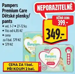 Albert Pampers Premium Care Dětské plenky/ pants nabídka