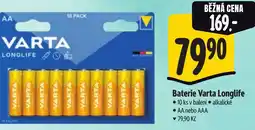 Albert Baterie Varta Longlife nabídka