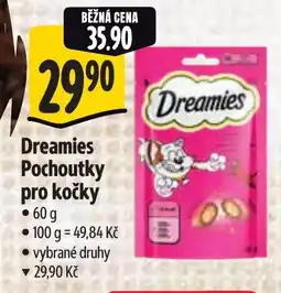 Albert Dreamies Pochoutky pro kočky nabídka