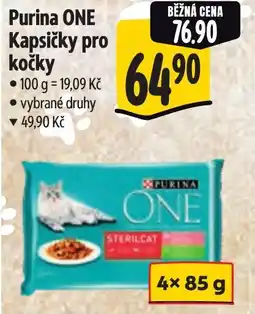 Albert Purina ONE Kapsičky pro kočky nabídka