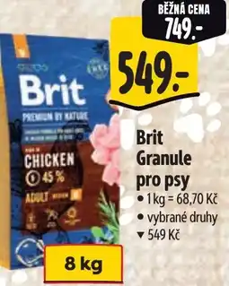 Albert Brit Granule pro psy nabídka