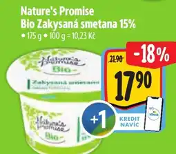 Albert Nature's Promise Bio Zakysaná smetana 15% nabídka