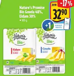 Albert Nature's Promise Bio Gouda 48%, Eidam 30% nabídka