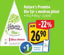 Albert Nature's Promise Bio Sýr s modrou plísní nabídka