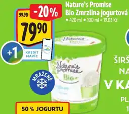 Albert Nature's Promise Bio Zmrzlina jogurtova nabídka