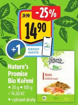 Albert Nature's Promise Bio Koření nabídka