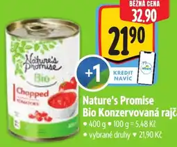 Albert Nature's Promise Bio Konzervovaná rajčata nabídka