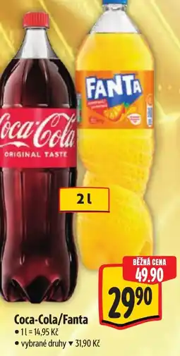 Albert Coca-Cola/Fanta nabídka