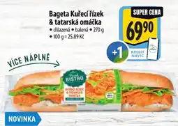 Albert Bageta Kuřecí řízek & tatarská omáčka nabídka