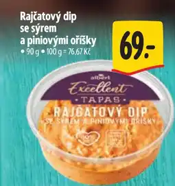 Albert Rajčatový dip se sýrem a piniovými oříšky nabídka