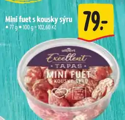 Albert Mini fuet s kousky sýru nabídka