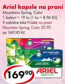CBA Ariel kapsle na praní, 19 ks nabídka