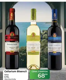 Tamda Foods Cellarium Bisencii Víno nabídka